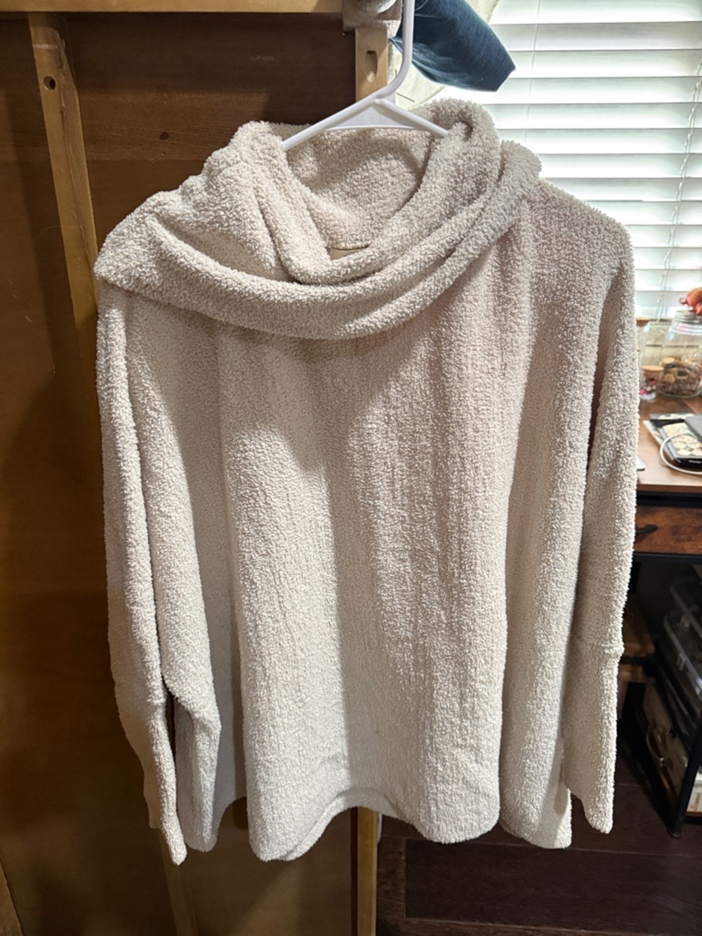 Jessica Simpson Cream Cowl Neck Cozy Sweater
